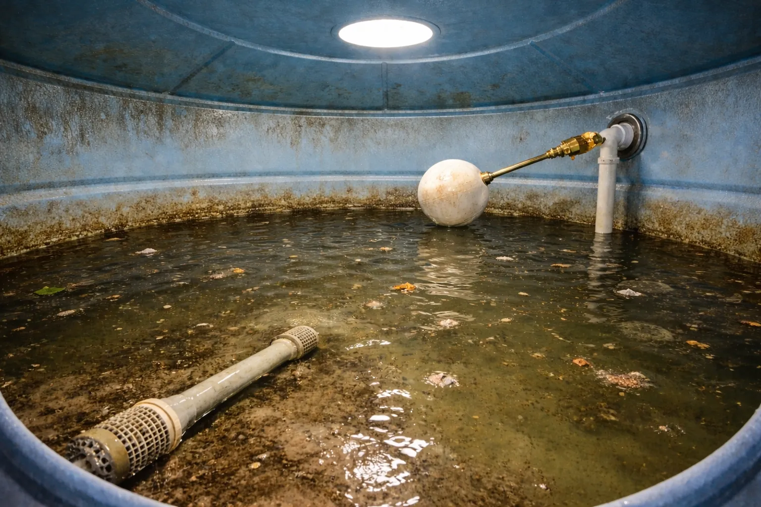 Sujeira e contaminação em Caixa d'água Vazamento em Caixa D'água - Imagem Consertos e Revestimento de Caixas D'agua RevesFibrawebp